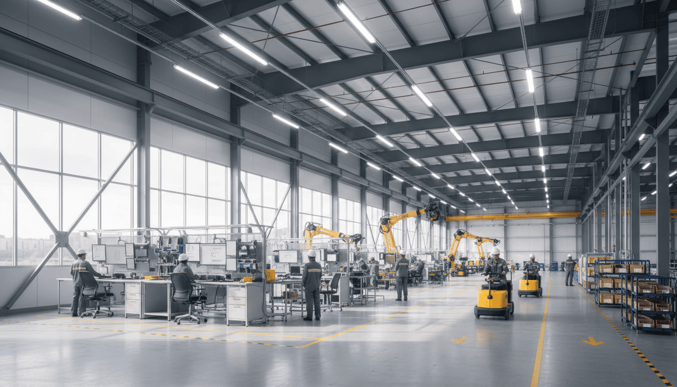 CMMC 2.0 readiness audit in progress at a manufacturing facility